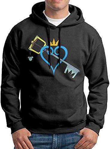 Kingdom Hearts Heart And Sword Male O Neck Hoodies