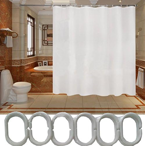 Shinecailife PEVA Waterproof Shower Curtain Liner,Extra Long,Washable,Mold and Mildew Resistant,Anti-Bacterial