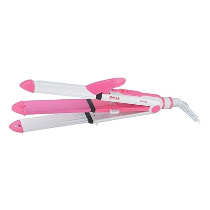 Inalsa 3 In 1 Curler Crimper Straightener Style