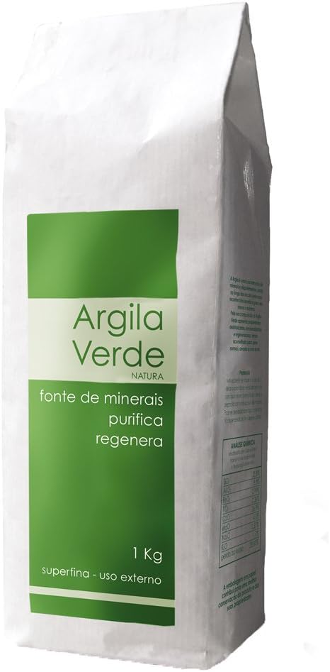 1KG Illite French Green Clay Super Fine Powder for Face Facial Body Mask Skin Natural Regenerator