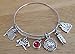 Kit's Kiss Firefighter Bracelet Fireman Gift Fire Mom Wife Jewelry Fire Extinguisher Charm Firefighter Bangle Bracelet
