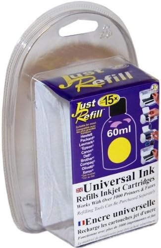 Just Refill 60ml Yellow Universal Refill Ink (English / French)