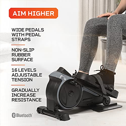 LifePro Under Desk Elliptical Machine Seated Under Desk Elliptical