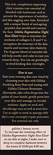 glsha Regenerative Night Rose Elixir, 0.61 Fl Oz