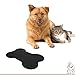 Pet Food Mat, Keep Your Pet's Eating Area Clean and Bowls in Place, Non-Skid & Water-Proof, Bone-Shaped, Food Grade Silicone