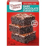 Duncan Hines Dark Chocolate Fudge Brownie Mix, 18.2