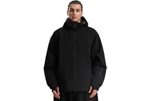 GSOU SNOW Men's Ski Jacket Snowboard Coat Waterproof Winter Snow with Hood Windproof Warm Insulation Outdoor Sports