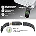 SOLICE Fitness Tracker, Color Screen Smart Watch with Heart Rate Monitor,Double Color Strap IP68 Waterproof Wristband with Pedometer Calorie Counter Message Reminder for Sport Gym Running (Grey)