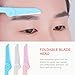 Eyebrow Razor, Facial Razor Eyebrow Shaper Trimmer Eyebrow Shaver 6 Pack for Both Men and Women