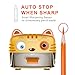 Electric Pencil Sharpener-Heavy Duty Helical Blade-Auto Stop Features For Kids, Students and Artists, Ideal for Home, School and Ofiice use, Cute, Yellow (Yellow)