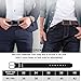 Men's Genuine Leather Dress Belt Reversible with Single Prong Rotated Buckle Gift Box