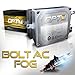 OPT7 Bolt AC 25w Fog Light HID Kit - 4x Brighter - 6x Longer Life - All Bulb Sizes and Colors - 2 Yr Warranty - 9006 (8000K Ice Blue Xenon)