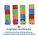Roscoe Learning 124 Piece Magnetic Numbers and Counters Math Skills Set