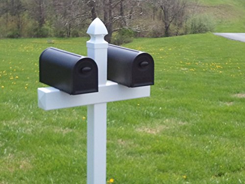 Handy Post Double 54-in x 32-in White Vinyl Mailbox Post Sleeve - Thumbnail 4