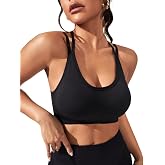 RS ONE Women's Fitness Two-Piece Set - Seamless Cross Back Sports Tank Top and High Waist Leggings Yoga Fitness Sports Set