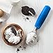 Ice Cream Scoop - Heavy-Duty Stainless Steel, Ergonomic Non-Slip Handle, Dishwasher Safe, Perfect for Gelato, Sorbet & Frozen Desserts - Blue