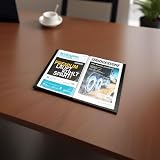 H&S A4 Display Folder with 100 Pockets Black Certificate Folder view 5