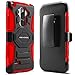 Evocel New Generation Series Phone Case Compatible with LG G Stylo with Belt Clip Holster and Kickstand, Red