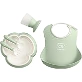 BabyBj&ouml;rn Baby Dinner Set, 5 pcs, Powder Green