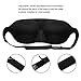 KCOOL 3D Eye Sleep Mask Blindfold Cover for Sleeping Travel & 1 Set of Earplug and 1 Carry Pouch