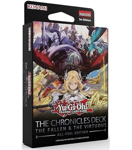 Amazon.com: Yu-Gi-Oh! Chronicles: Fallen & Virtuous All-Foil Deck