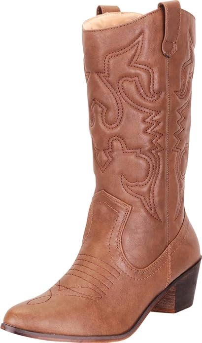 botas vaqueras bordadas