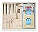 Melissa & Doug Architectural Wooden Unit Block Set With Storage Crate (44 pcs)