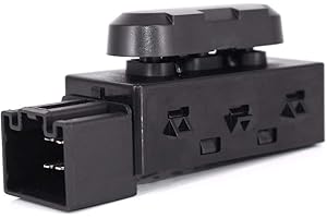 OEREAM 6-Way Power Seat Switch Left Driver Side Fits for F150 F250 5F9T-14B709-AA 9L3Z-14A701-A Adjuster Switch