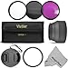 Essential Accessory Kit for CANON PowerShot SX50 HS Digital Camera - Includes: 58MM Lens Adapter Ring + Vivitar Filter Kit (UV, CPL, FLD) + Carry Pouch + Collapsible Rubber Lens Hood + Center Pinch Lens Cap + MagicFiber Microfiber Lens Cleaning Cloth