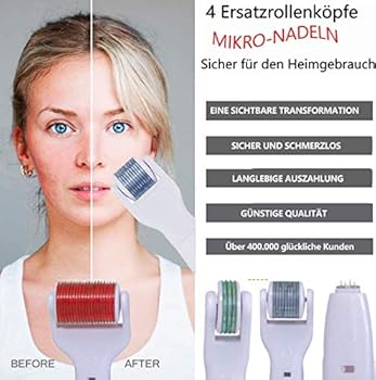 Koi Beauty Derma Roller zestaw 0,5/1,0/1,5/2,0 mm, mikro ...