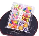 Colorful KONPEITO and Cute Candy 6 squares Assorted Japanese Candy (Fruits (Type: R))