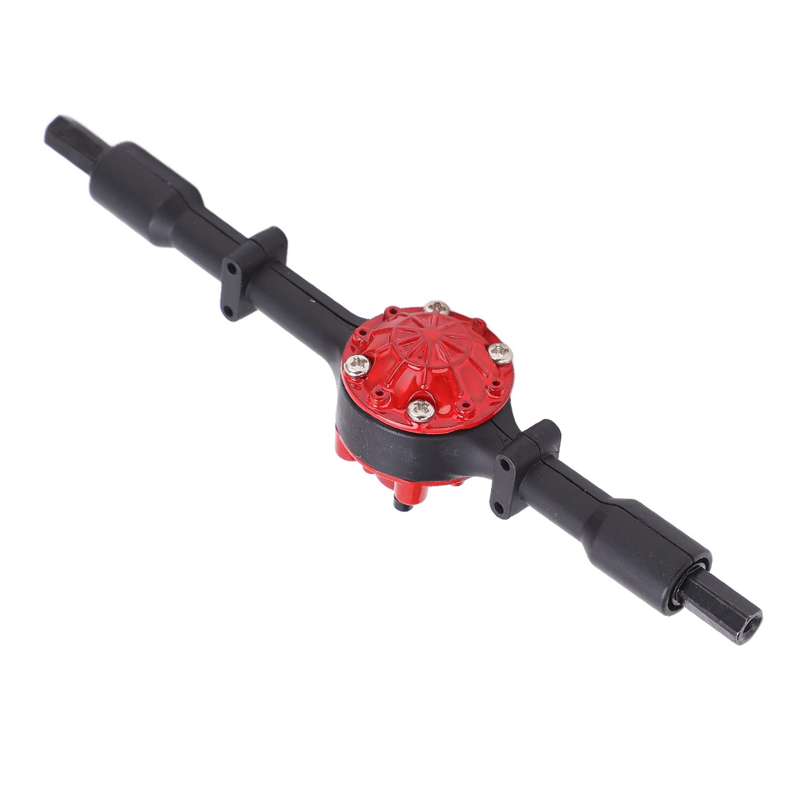 Dilwe RC Rear Axle, High Strength Metal Upgrade for RC Truck, Durable Bridge Axle for Model Car Enthusiasts, Off-Road Racing and Hobby Projects