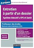 Entretien à partir d'un dossier. Système éducatif, EPS et Santé. CRPE - Oral admission 2014.: Pr by