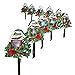 Collections Etc Christmas Cardinal Lantern Path Lights - Set of 10