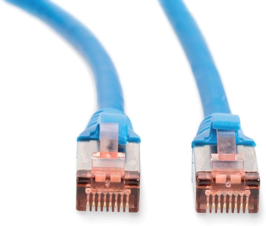 Digitus LAN Cable Cat 6-0.5m - RJ45 Network Cable - S/FTP Shielded - 1 Gbps - Compatible with Cat6A and Cat7 - Blue - Image 4