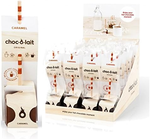 Choc o Lait Drinking Chocolate on a Stick – Caramel 24 Sticks 790 g from A1 Coffee