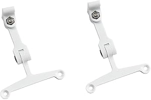 PIAOLGYI Fan Mount for IKEA Milsbo Greenhouse Cabinet,Bracket for AC Infinity 80 MM Fan,White(2 Set)