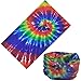12-in-1 Headband [Prints] - Versatile Lightweight Sports & Casual Headwear - Bandana, Neck Gaiter, Balaclava, Helmet Liner, Mask & More. Constructed with High Performance Moisture Wicking Microfiber Tie Dye One Size