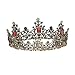 S SNUOY Baroque Crown for Women - Vintage Queen Tiara - Black