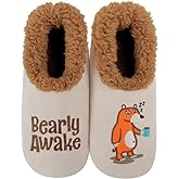 Snoozies Animal Slipper Socks for Women, Funny Animal and Fuzzy Slippers Soft Non-Slip with Sherpa Lining, Cute Slippers