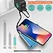 [Qi Wireless Charger + Qualcomm QC3.0 Power Bank] CVIDA 10000mAh Wireless Power Bank 3-Port Portable Charger External Battery Pack with USB-C In & Out for iPhone 8/8 Plus, iPhone X, Galaxy S8 (Blue)