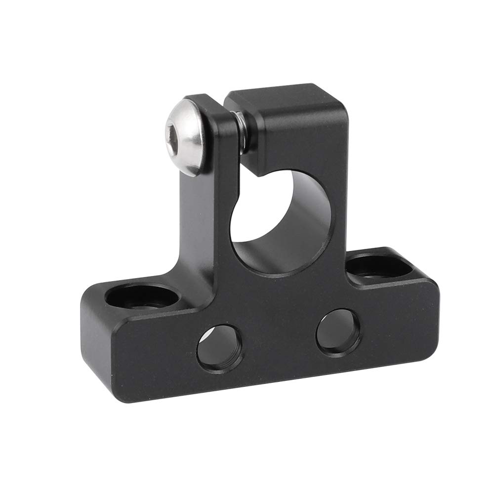 CAMVATE 15mm Single Rod Clamp with 1/4"-20 Unthreaded Mounting Points