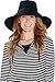 Coolibar UPF 50+ Women's Brittany Beach Hat - Sun Protective Black