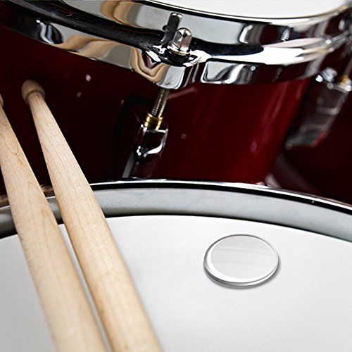 Makanu Drum Dampeners big 10 Pieces with plastic case clear damper gel pads drum head dampeners with box Non-toxic soft drum damper Tone Control for your drum