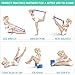 Yes4All Yoga Blocks and Strap Set – Yoga Foam Block 9x6x4 inch (Set of 2) and Yoga Strap with D-Ring – Yoga Blocks and Yoga Stretching Strap (Blue)