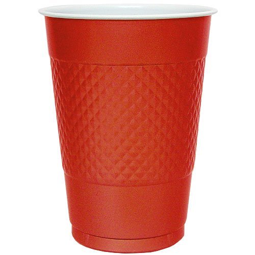 Red 16 Oz. Plastic Tumblers Cups 50 Count Amazon price tracker