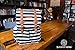SavvyMami Striped Diaper Bag Backpack for Mom - Bags for Stylish Moms – Large Black and White Striped Backpack Diaper Bag with Changing Pad and Wipes Case and Stroller Straps for Women Baby Bag