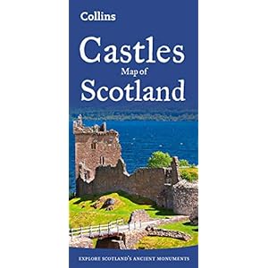 Castles Map of Scotland: Explore Scotland’s Ancient Monuments Landkaart – Gevouwen Kaart, 1 mei 2020