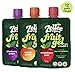 Zellee Organic Snack Fruit Gels- 12 Pack, Healthy, Vegan, Gluten-Free Squeeze Pouch Made With Real Fruit, No Sugar Added, Perfect Portable Snacks for Kids, Alternative to Gelatin, Organic Jello