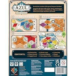 Azul Summer Pavilion Mini Board Game - Portable